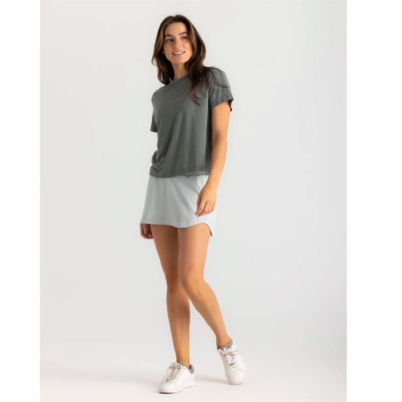 Free Fly Womens Breeze Active Skort Lined Lightweight Athletic Skirt - Picture 1 of 11